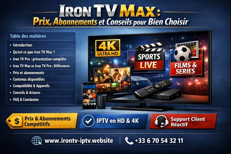 iron tv max